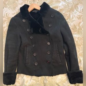 Theory shearling double breast jacket, P